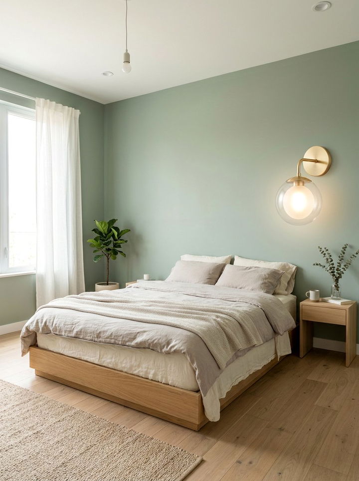 Modern glass globe bedroom sconce - 30 bedroom sconces