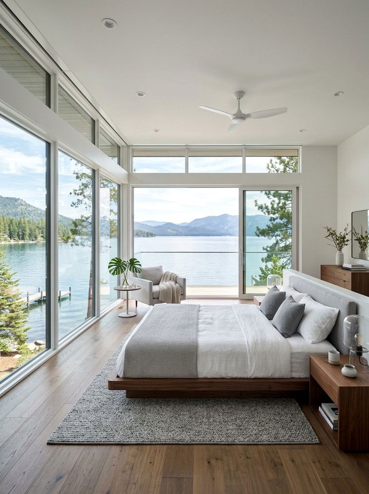 Modern lake house bedroom - 30 lake house bedroom ideas
