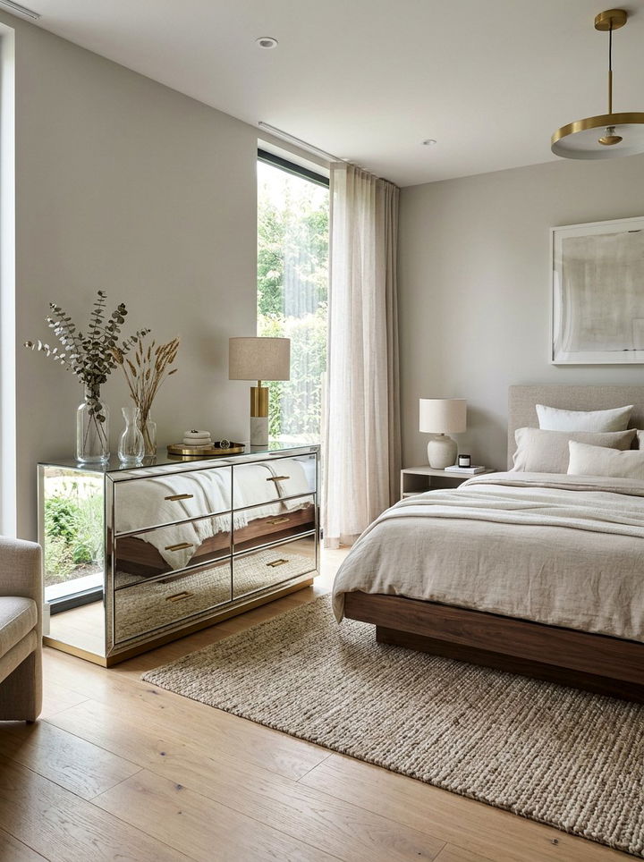 Modern mirrored dresser - 30 bedroom mirrored dressers