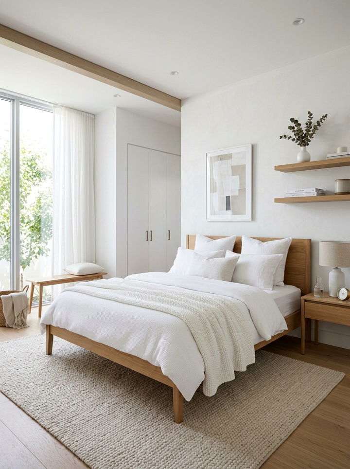 Modern white bedroom - 30 modern bedroom color ideas