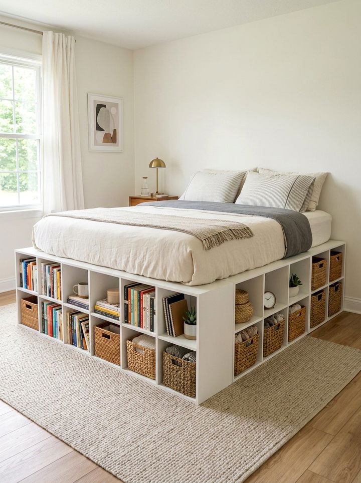 Modular Cubes For Bed Base - 30 bedroom extendable furniture ideas