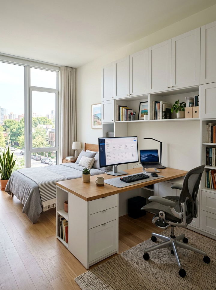 Modular Desk Unit - 30 bedroom stackable furniture ideas