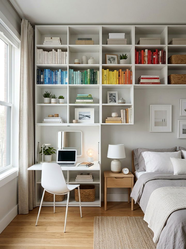 Modular Shelving Unit - 30 bedroom transforming furniture ideas