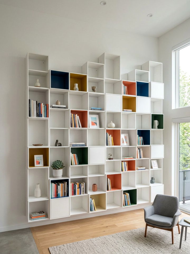 Modular Stackable Cube System - 30 bedroom storage cubes