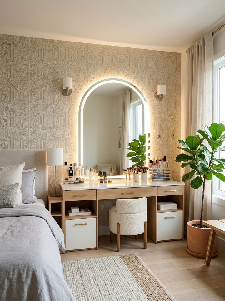 Modular Vanity Station - 30 bedroom stackable furniture ideas