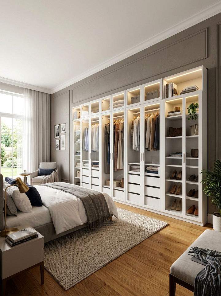 Modular Wardrobe System - 30 bedroom stackable furniture ideas