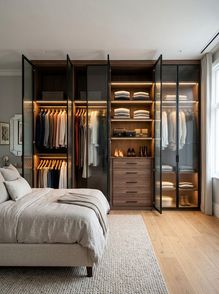 Modular wardrobe system - 30 bedroom convertible furniture ideas