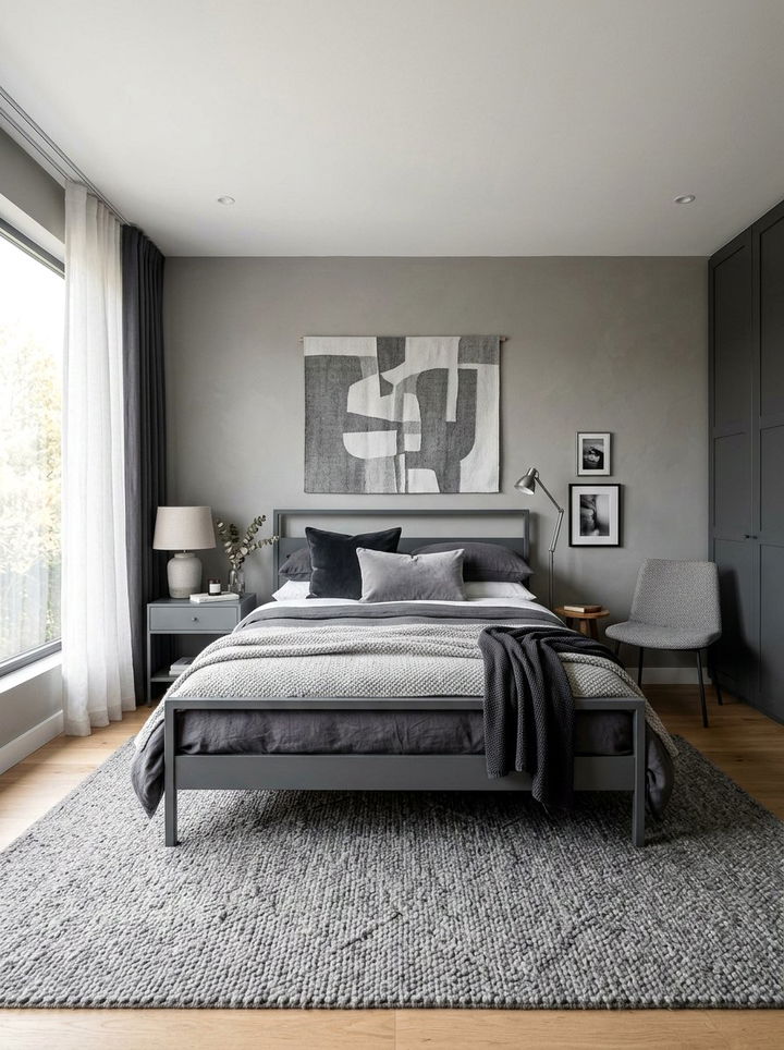 Monochromatic Bedroom - 30 contemporary bedroom ideas