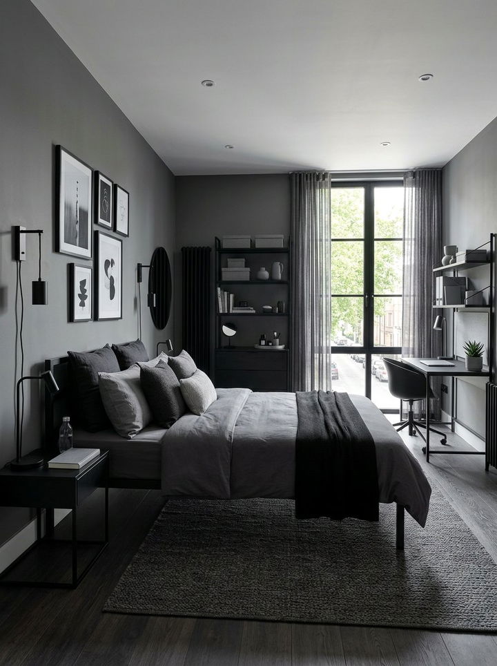 Monochrome Teen Bedroom - 30 teenager bedroom decor ideas