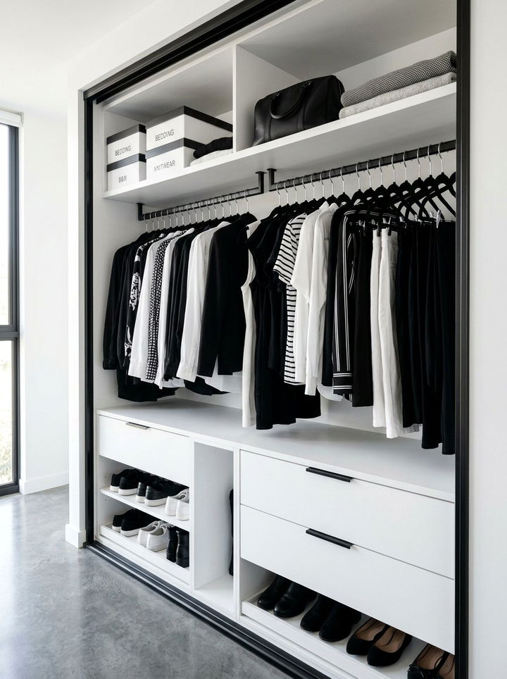 Monochrome bedroom velvet hanger closet - 30 bedroom velvet hangers