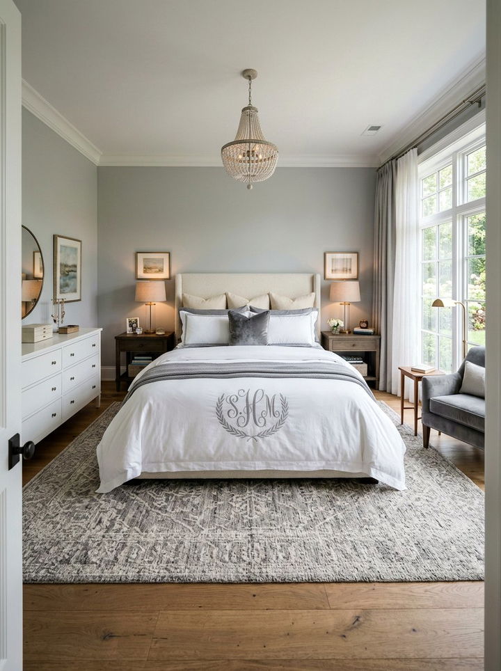 Monogrammed duvet cover - 30 bedroom monogrammed items