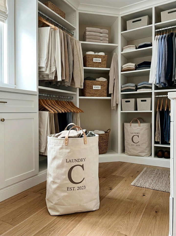 Monogrammed laundry bag - 30 bedroom monogrammed items