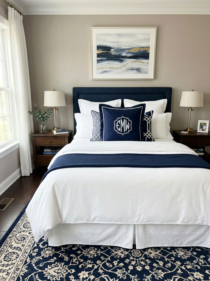 Monogrammed pillow sham - 30 bedroom monogrammed items
