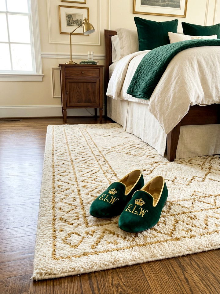 Monogrammed slippers - 30 bedroom monogrammed items