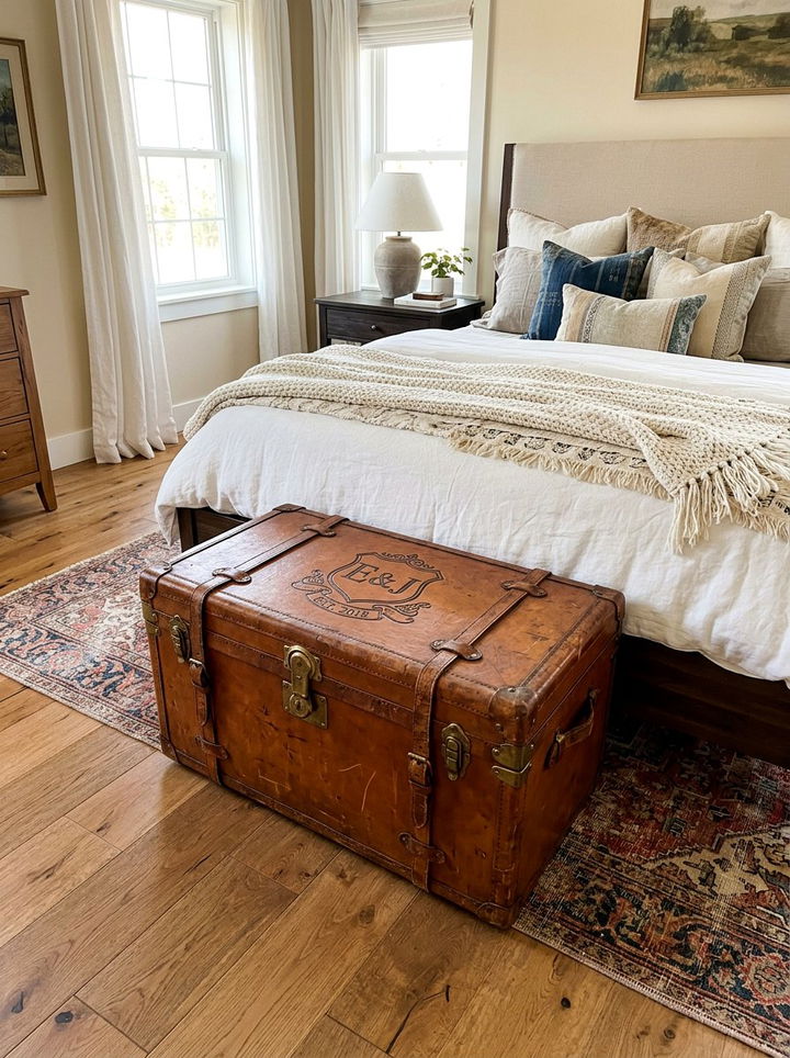 Monogrammed trunk - 30 bedroom monogrammed items