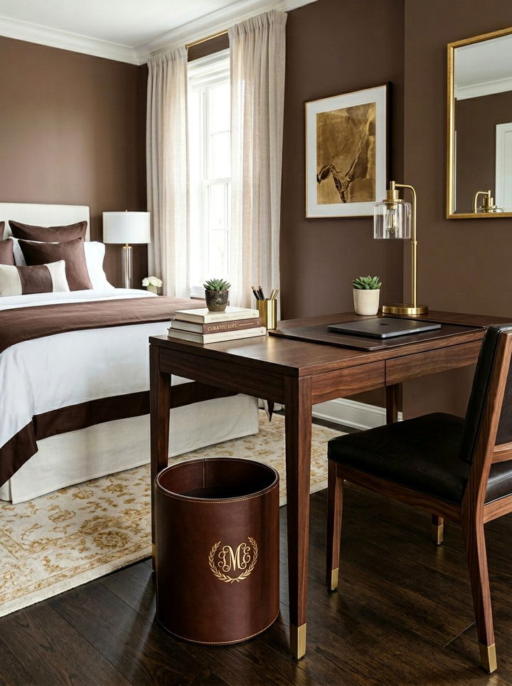 Monogrammed waste basket - 30 bedroom monogrammed items