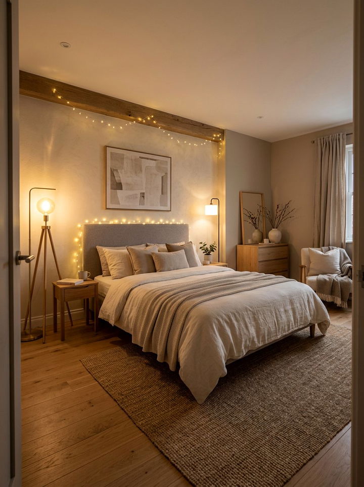 Mood Lighting - 30 bedroom hacks