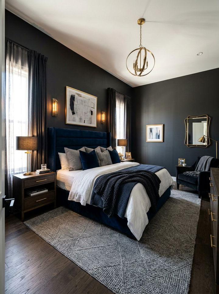 Moody Bedroom - 30 cozy bedroom ideas