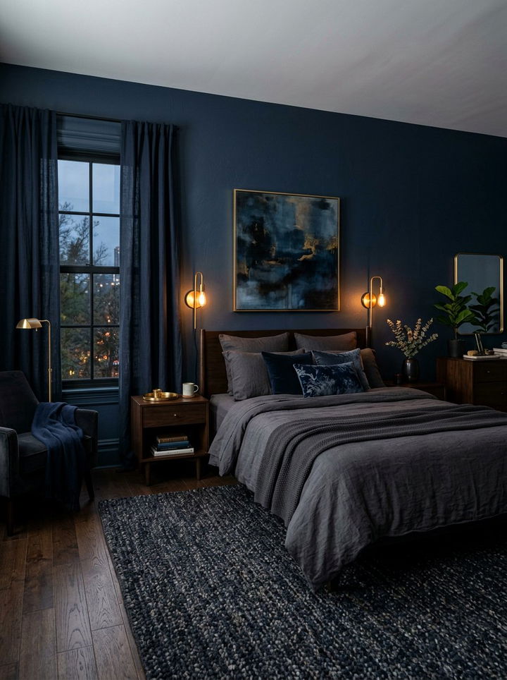 Moody Bedroom - 30 cozy bedroom settings