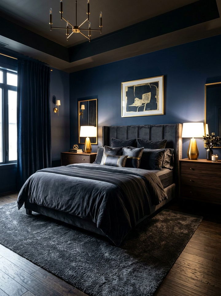 Moody Dark Bedroom - 30 interior designer bedroom ideas