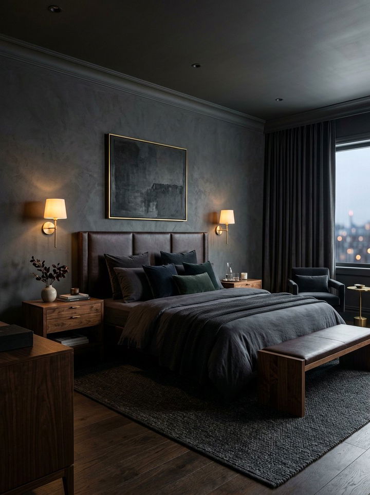 Moody Luxury Bedroom - 30 celebrity bedroom ideas