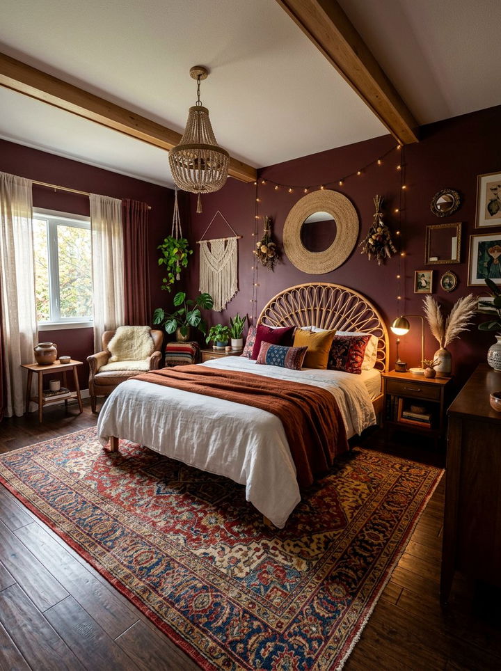 Moody boho bedroom aesthetic - 30 moody bedroom ideas