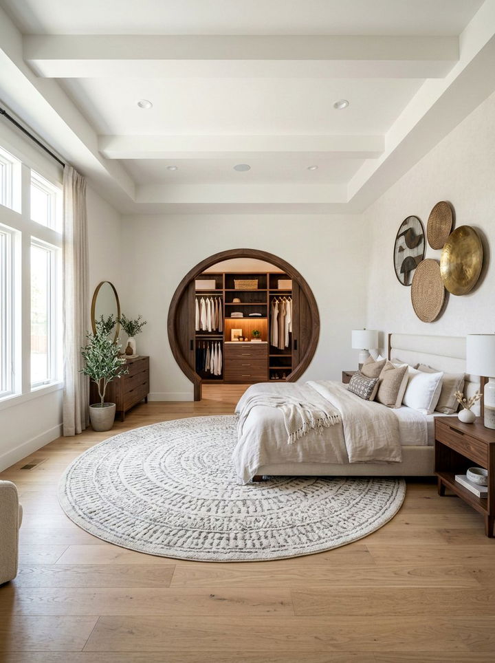 Moon Gate Bedroom - 30 Chinese bedroom ideas