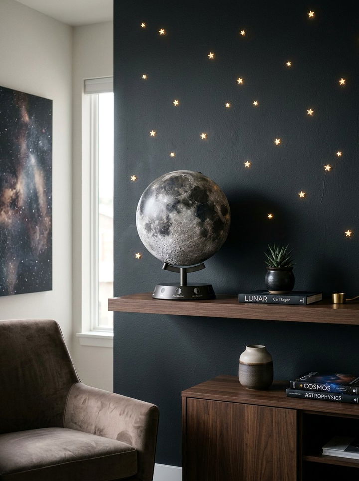 Moon Phase Globe - 30 bedroom globes
