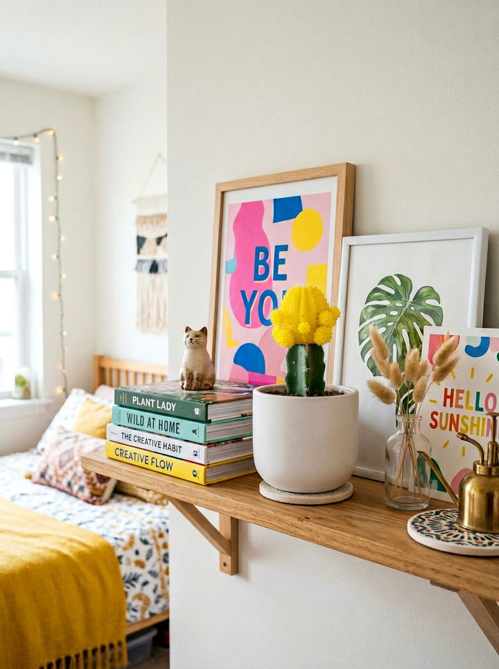 Moon cactus colorful decor - 30 bedroom succulents