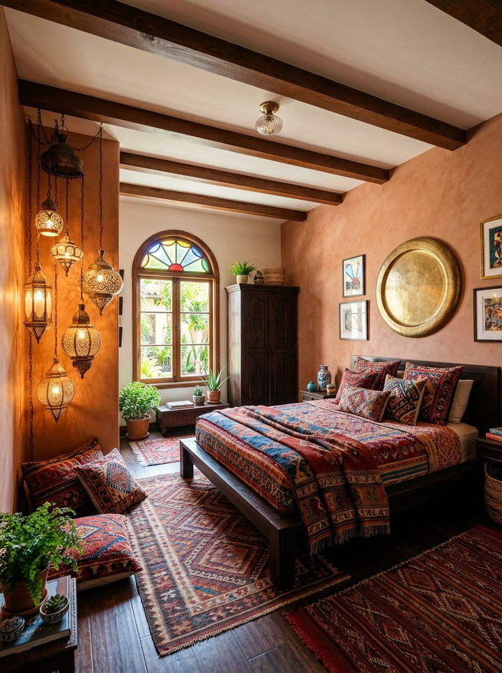 Moroccan Lanterns For Soft Glow - 30 bedroom lighting ideas