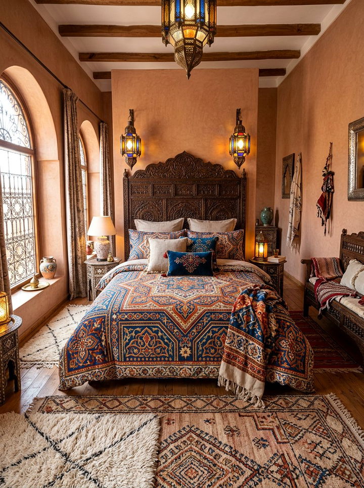 Moroccan Patterned Duvet Cover - 30 bedroom duvet covers