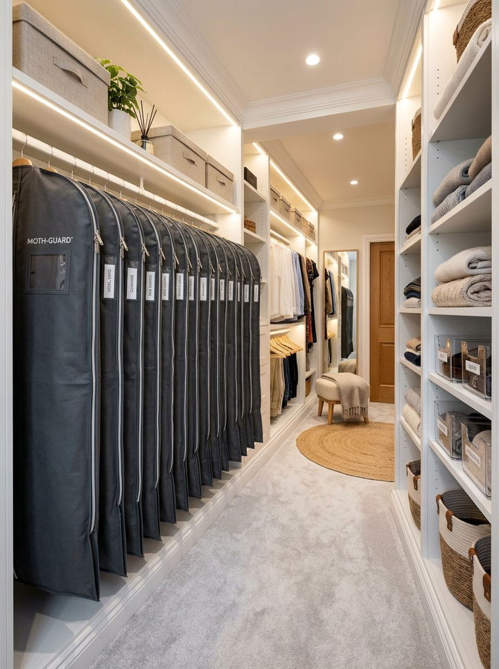 Moth Proof Garment Bag - 30 bedroom suit bags