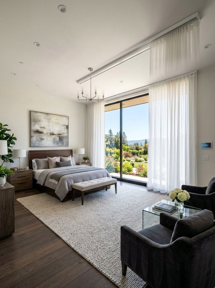 Motorized drapery tracks - 30 bedroom window treatments