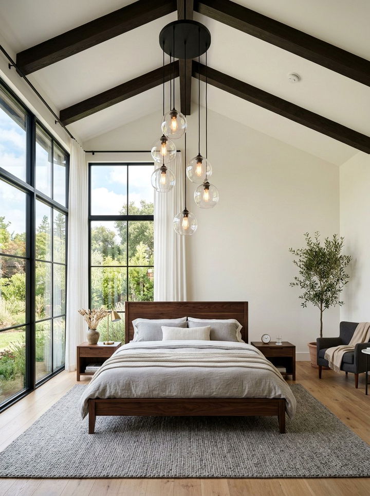 Multi Light Cluster Pendant - 30 bedroom pendant lights