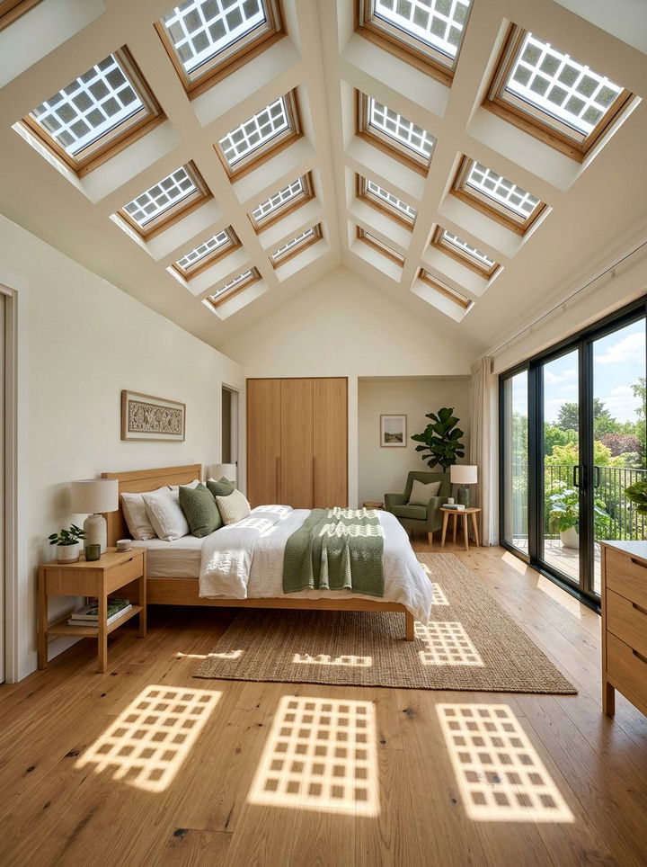 Multiple Skylights - 30 bedroom skylights