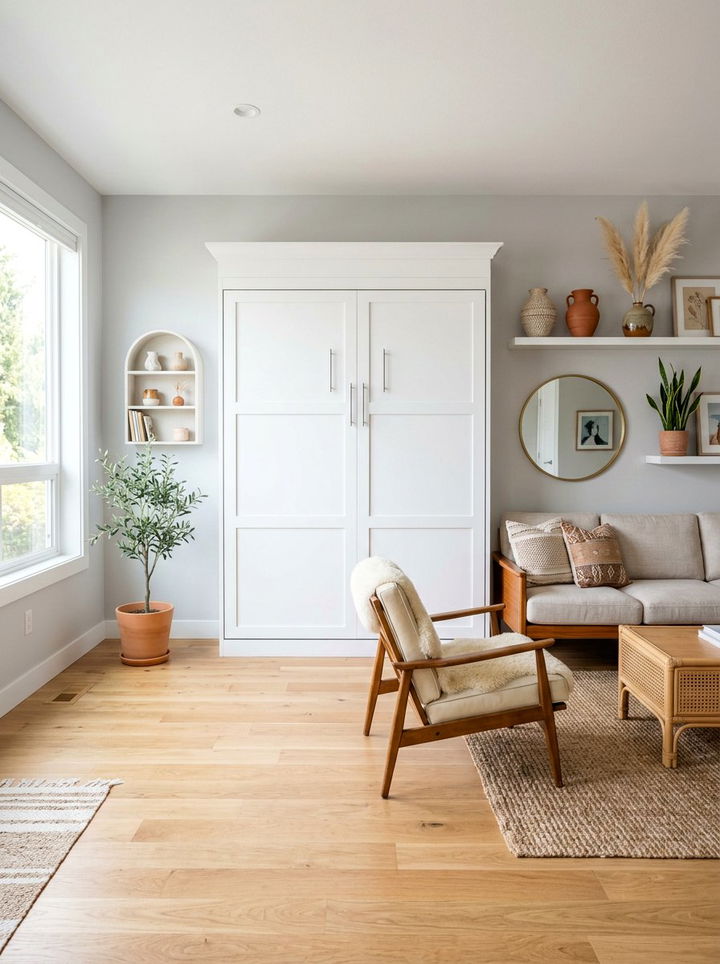 Murphy Bed Cabinet - 30 bedroom hidden bed ideas