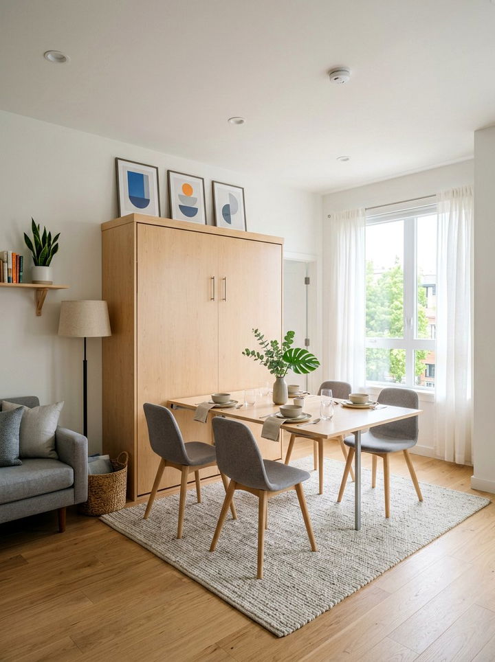 Murphy Bed Fold Down Table - 30 bedroom murphy bed ideas