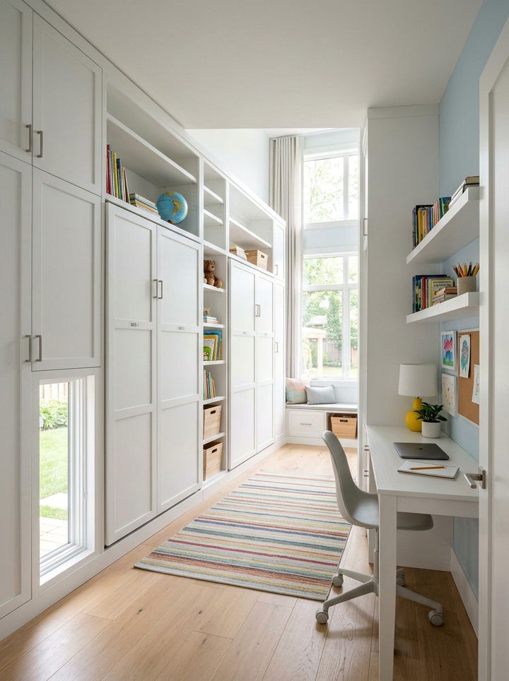 Murphy Bed For Kids - 30 multi-kid bedroom ideas