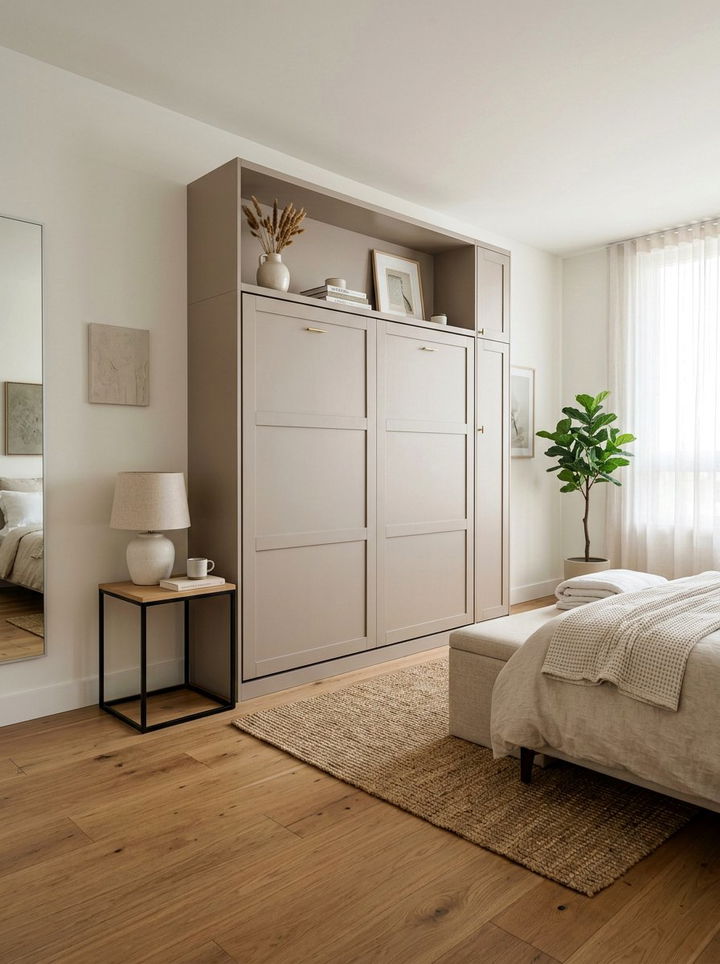 Murphy Bed Matte Finish - 30 bedroom murphy bed ideas