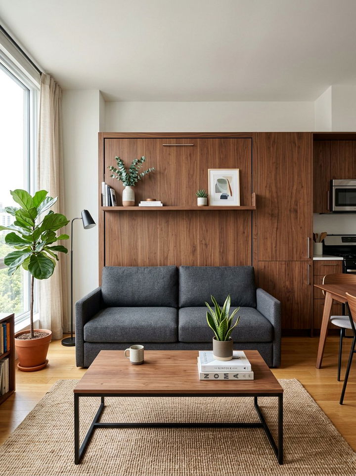 Murphy Bed Sofa Combo - 30 bedroom murphy bed ideas