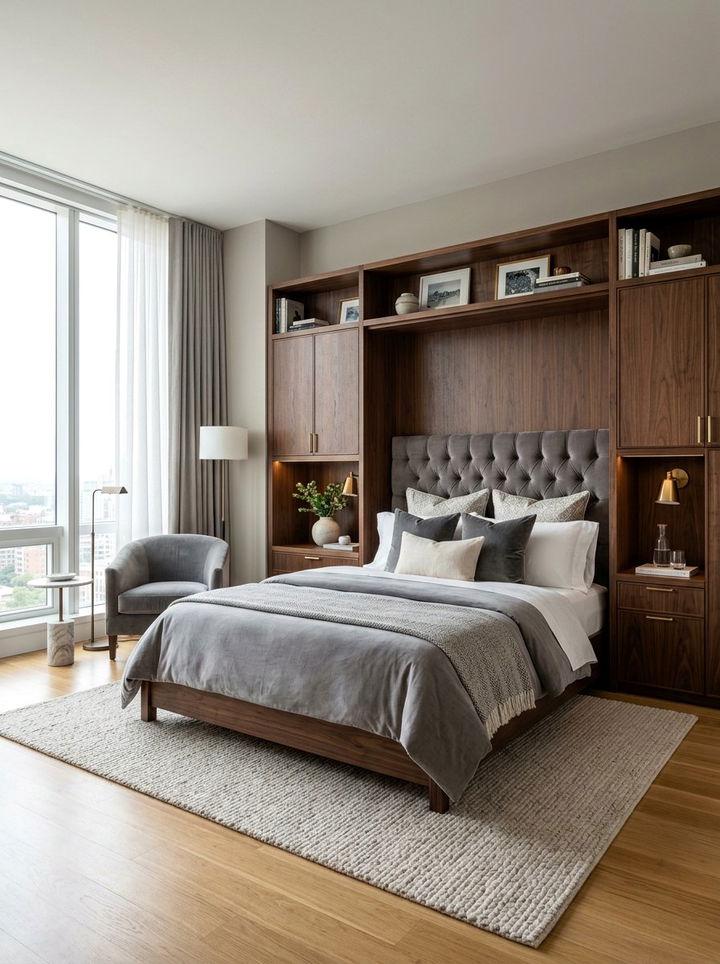 Murphy Bed Upholstered Headboard - 30 bedroom murphy bed ideas