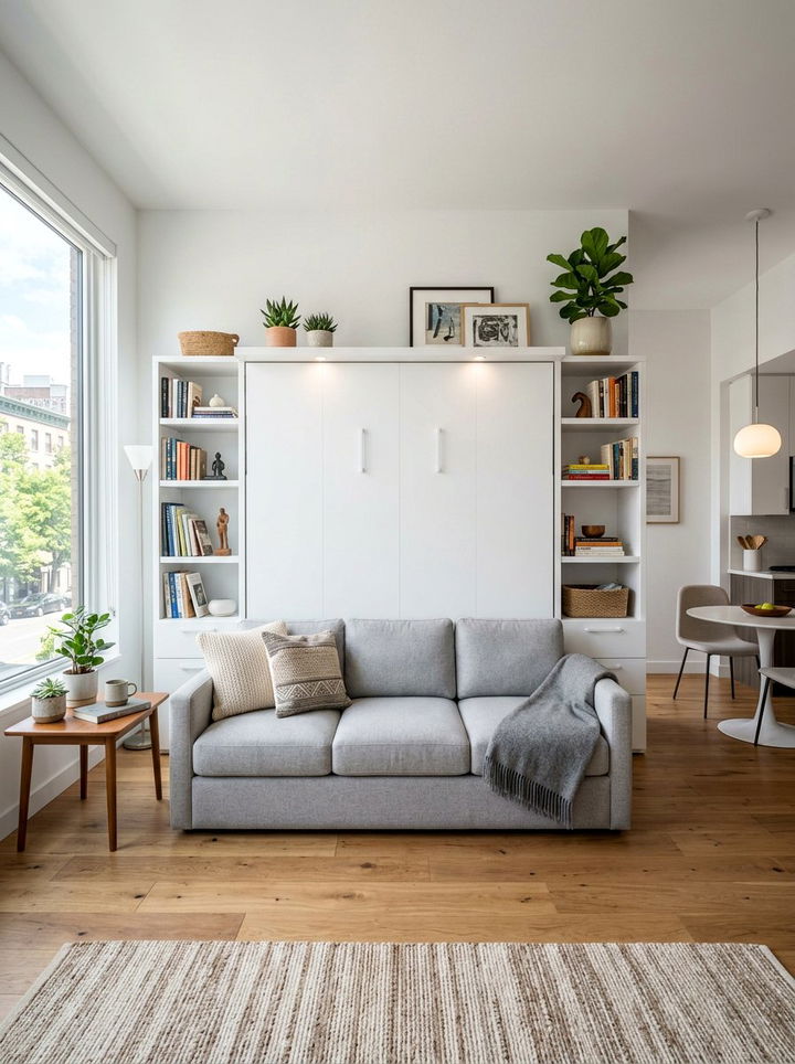 Murphy Bed With Integrated Sofa - 30 bedroom sofa bed ideas