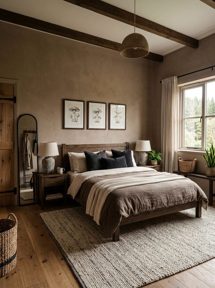 Mushroom Bedroom - 30 soothing bedroom color ideas