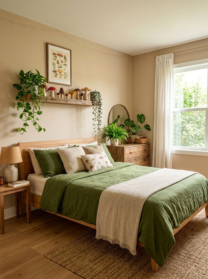 Mushroom Decor Accents - 30 woodland bedroom ideas