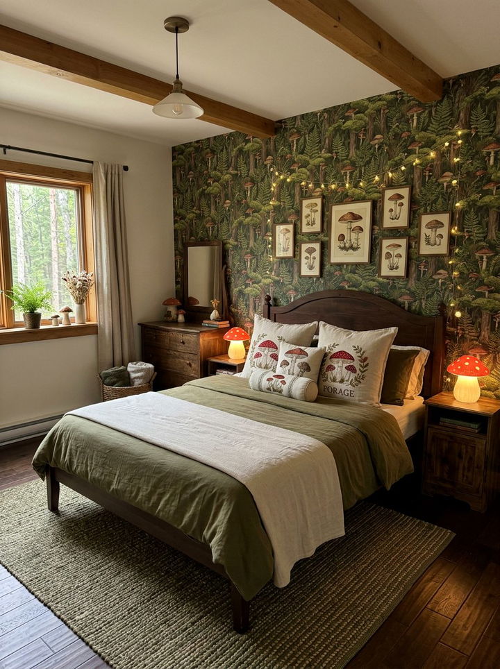 Mushroom Decor Bedroom - 30 forest bedroom ideas