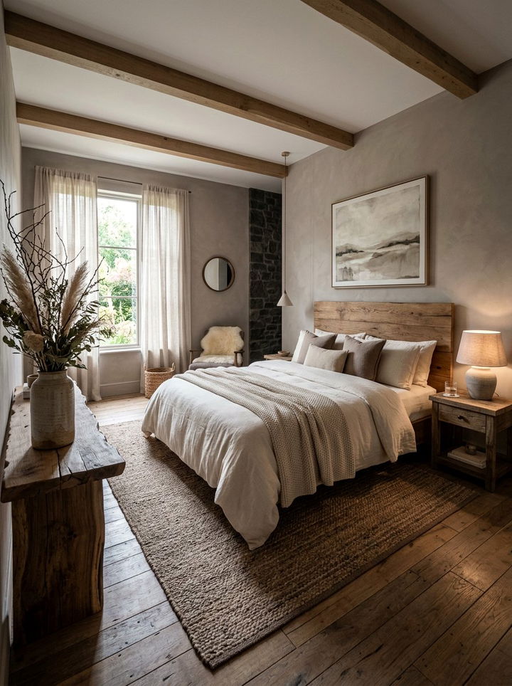 Mushroom gray bedroom - 30 cottagecore bedroom color ideas