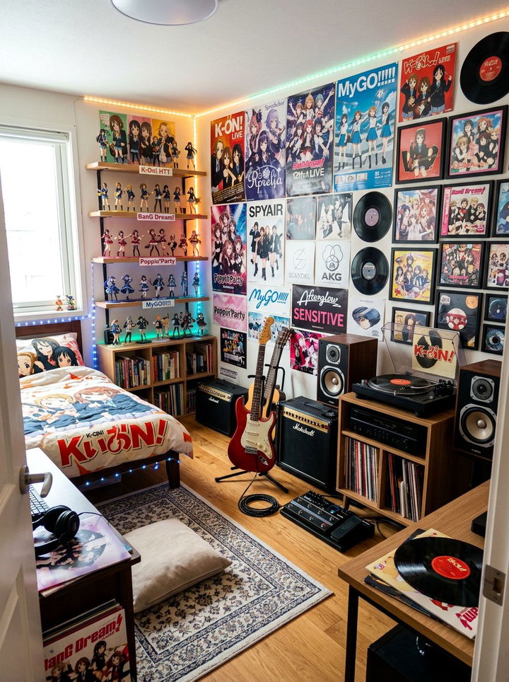 Music Anime Bedroom - 30 anime bedroom ideas