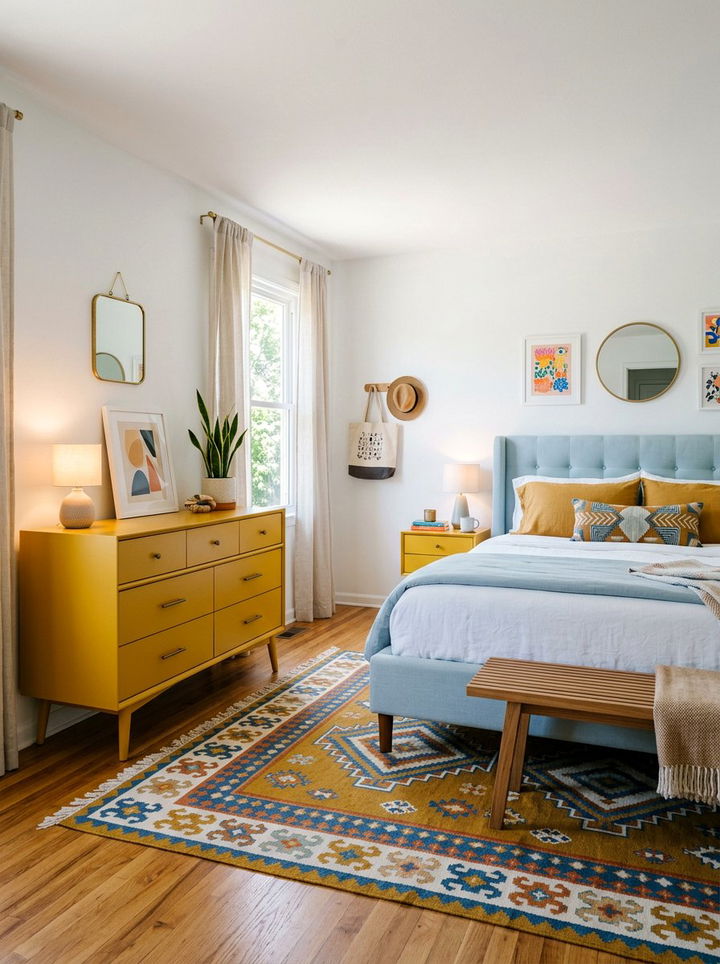 Mustard Bedroom Furniture - 30 mustard bedroom ideas
