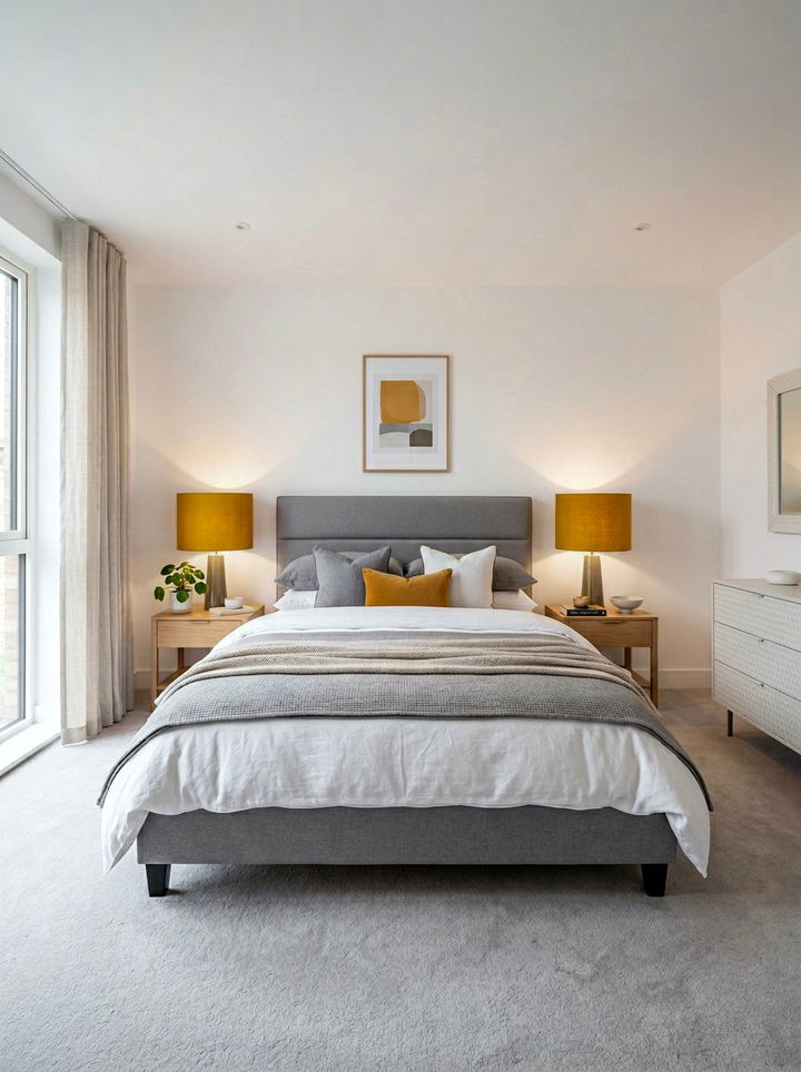 Mustard Bedroom Lighting - 30 mustard bedroom ideas