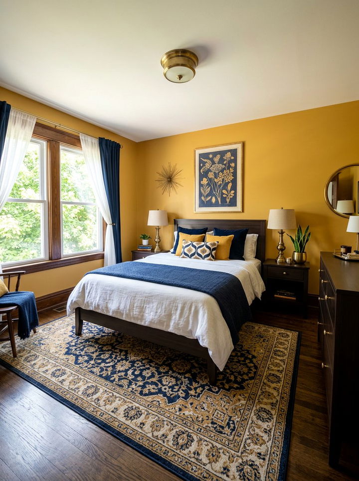 Mustard Yellow Bedroom - 30 bedroom color ideas